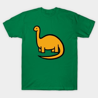 Sunshine Mustard Yellow Dinosaur T-Shirt